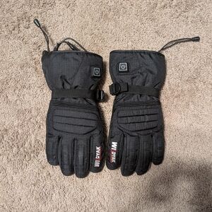 Men's Black Heated Gloves